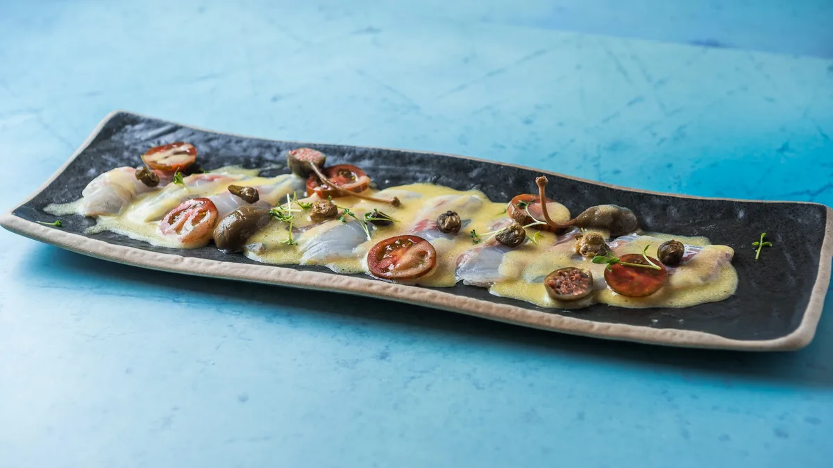 Carpaccio Λαβράκι