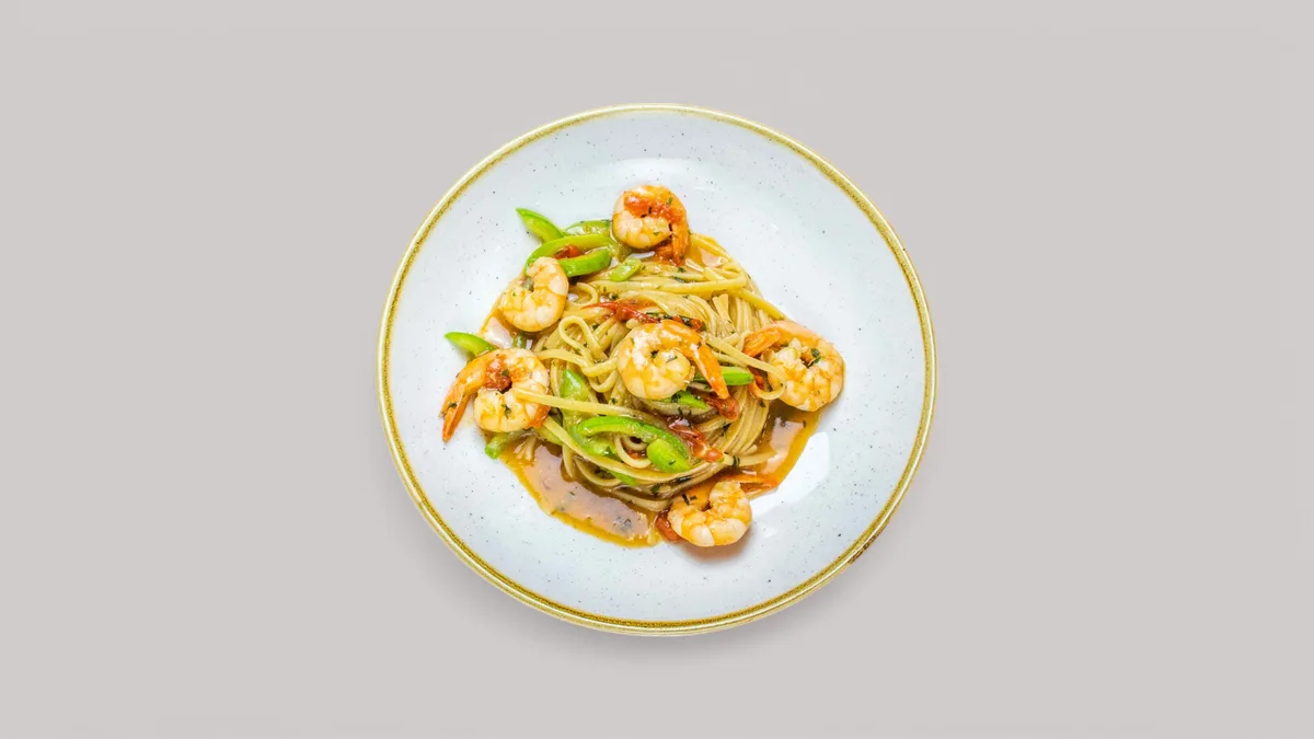 Linguini Karkalec Kungull