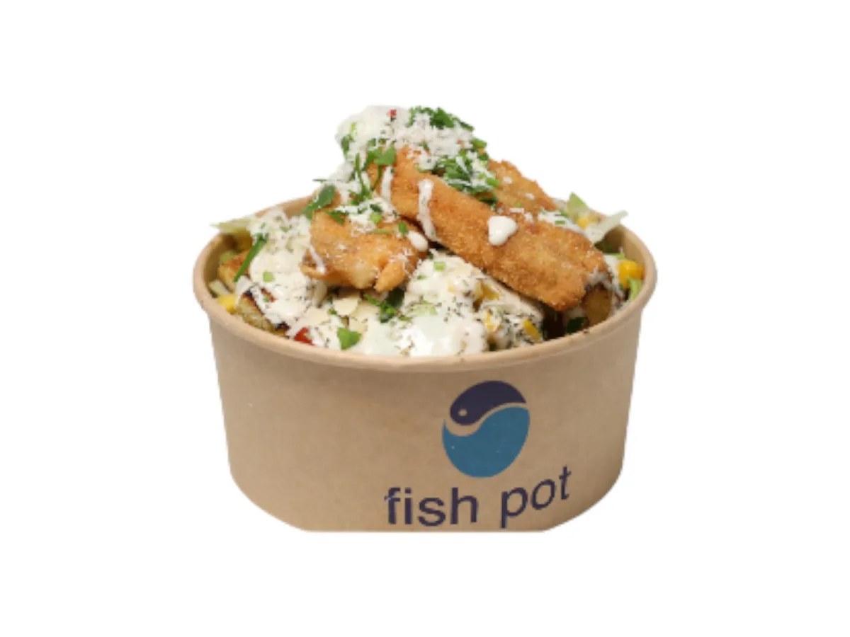 Fish Cesar Salad
