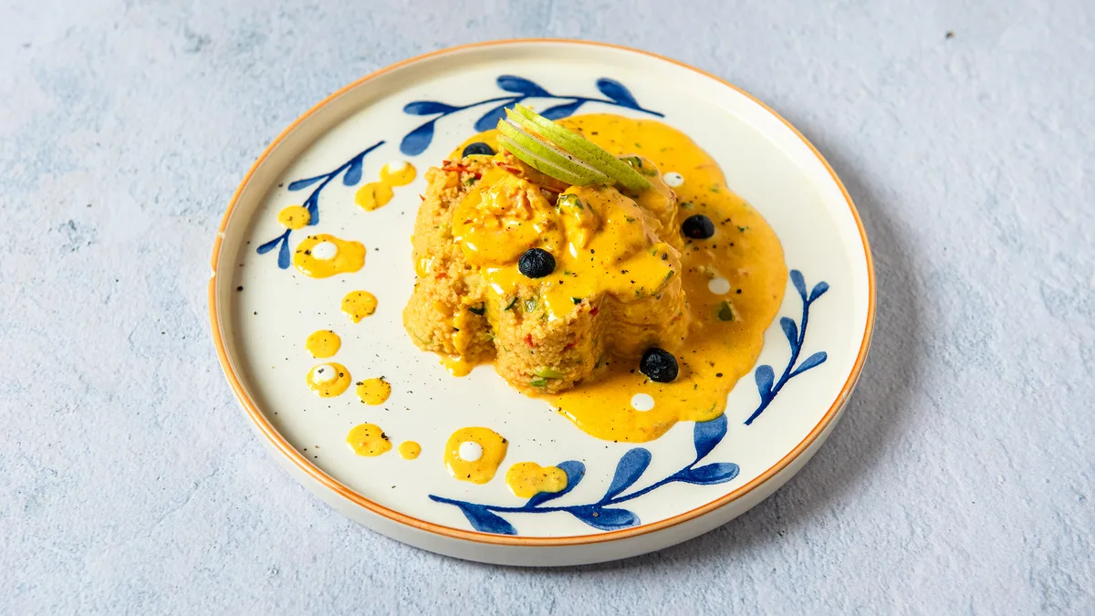 Cous Cous me Perime Shafran and Karkaleca