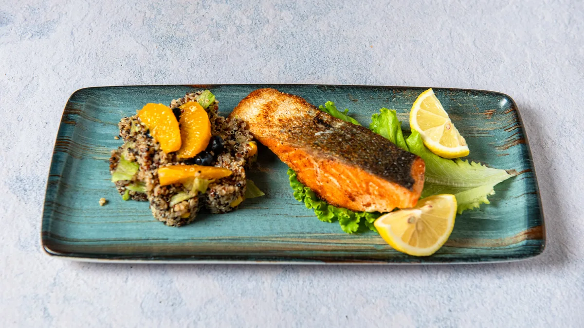 Salmon me Quinoa