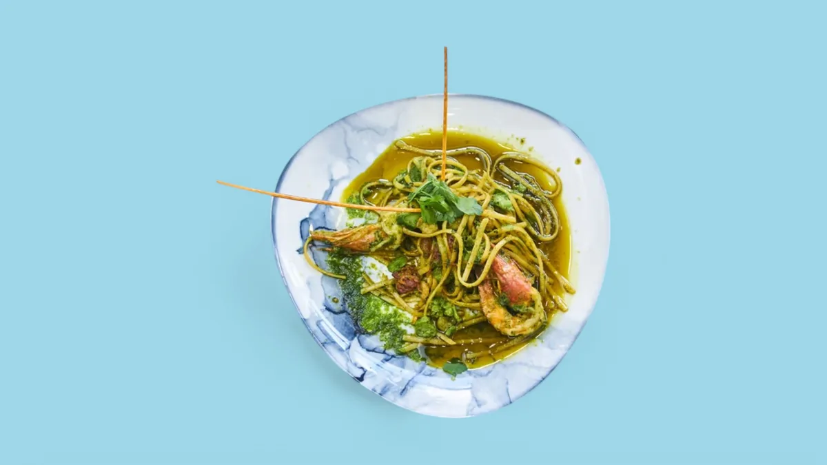Linguini Krem Brokoli Karkalec