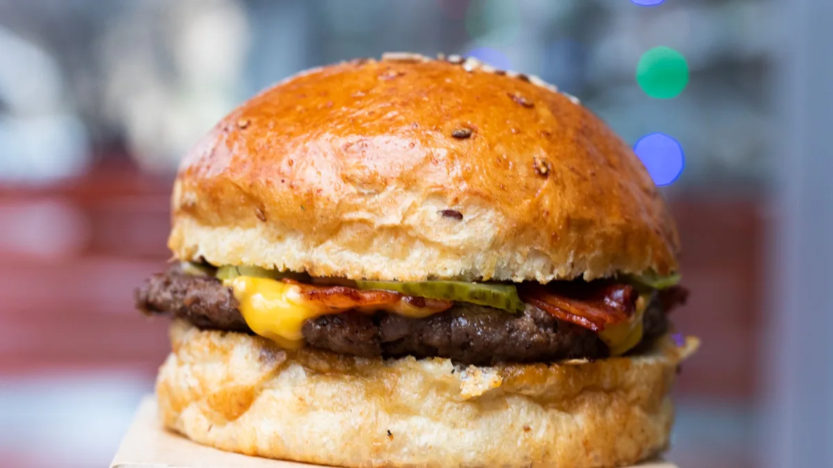 Gourmet Bacon burger