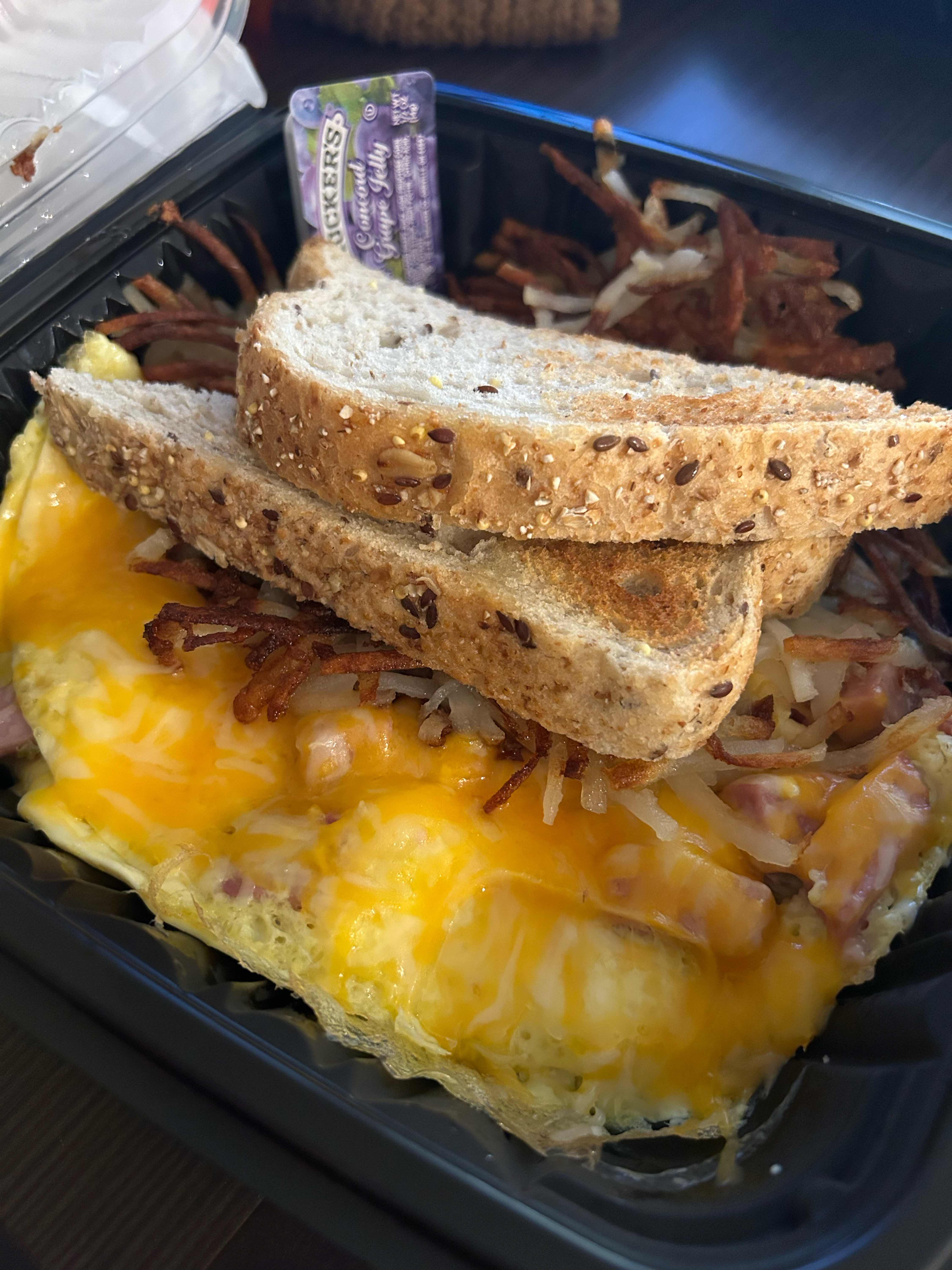 Ham + Cheese Omelet(Delivery)