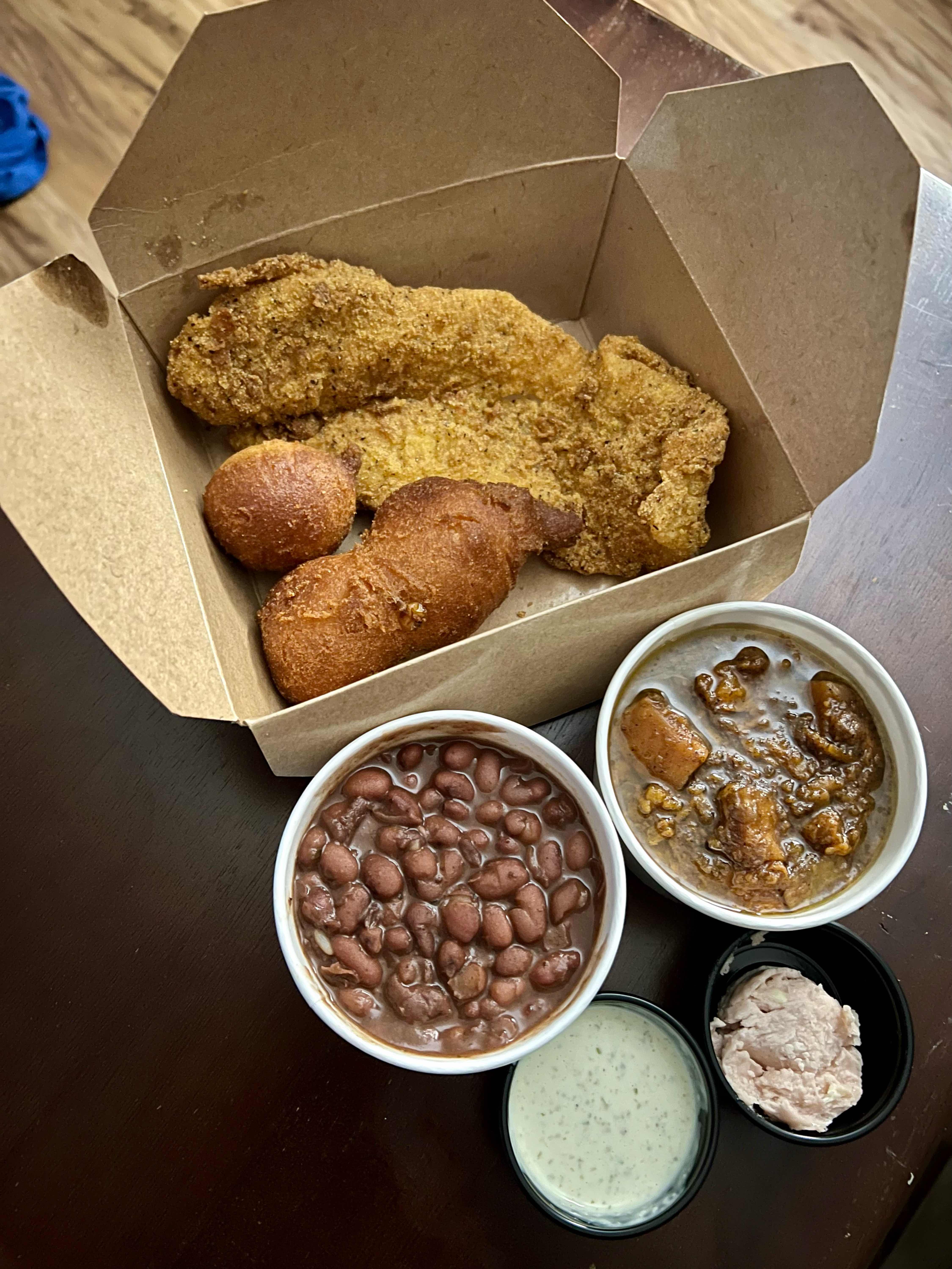 Catfish and Fritters