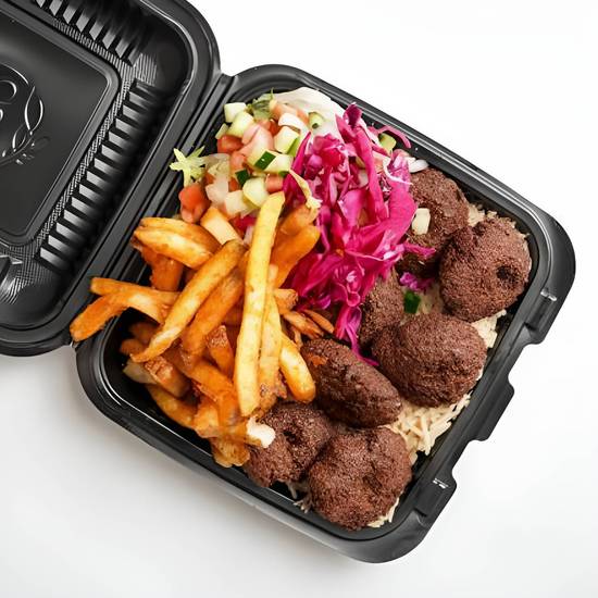 Falafal Over Rice
