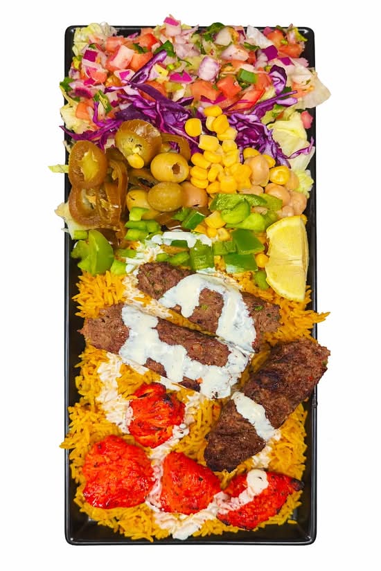 Mix Kebob platter