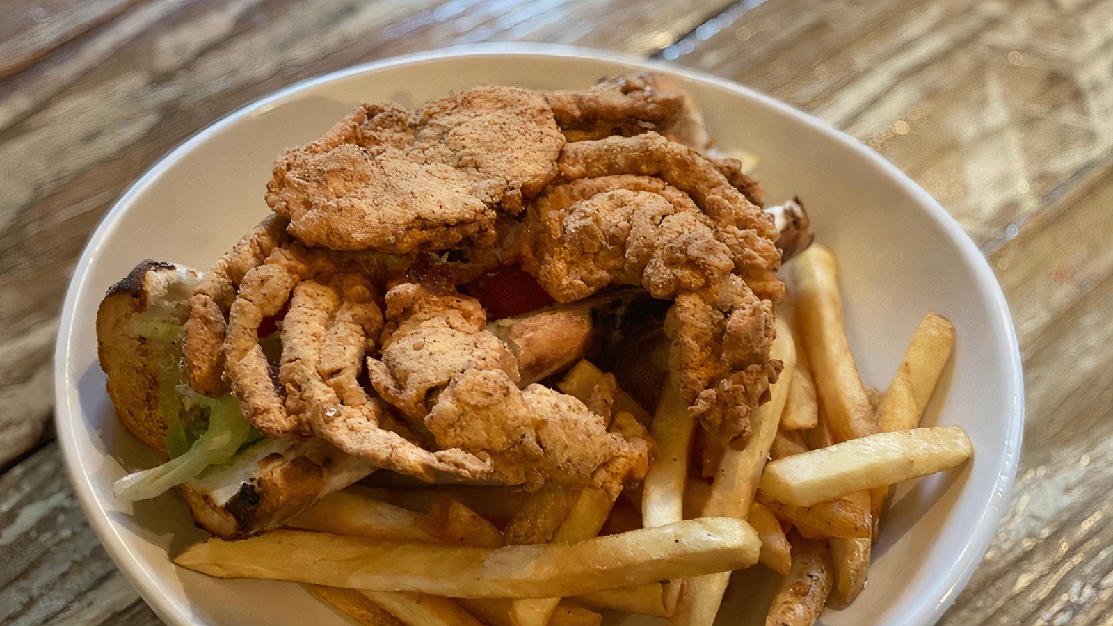 Soft Shell Crab Po Boy