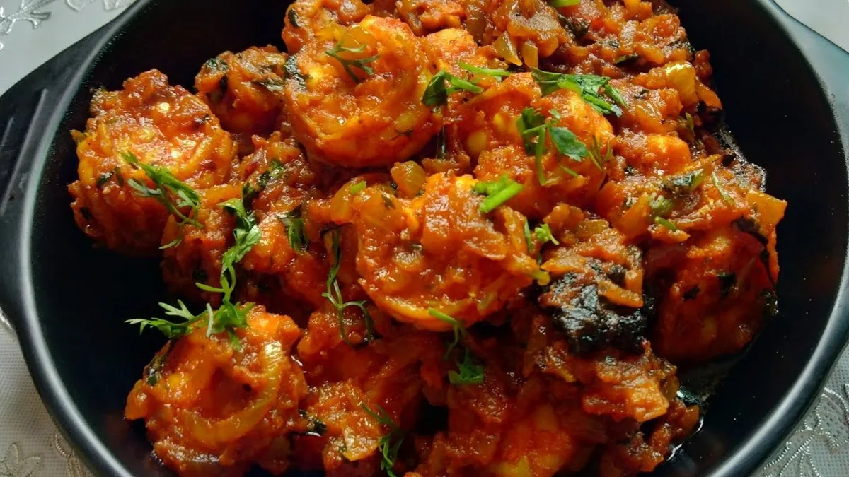 Prawns Tawa Masala