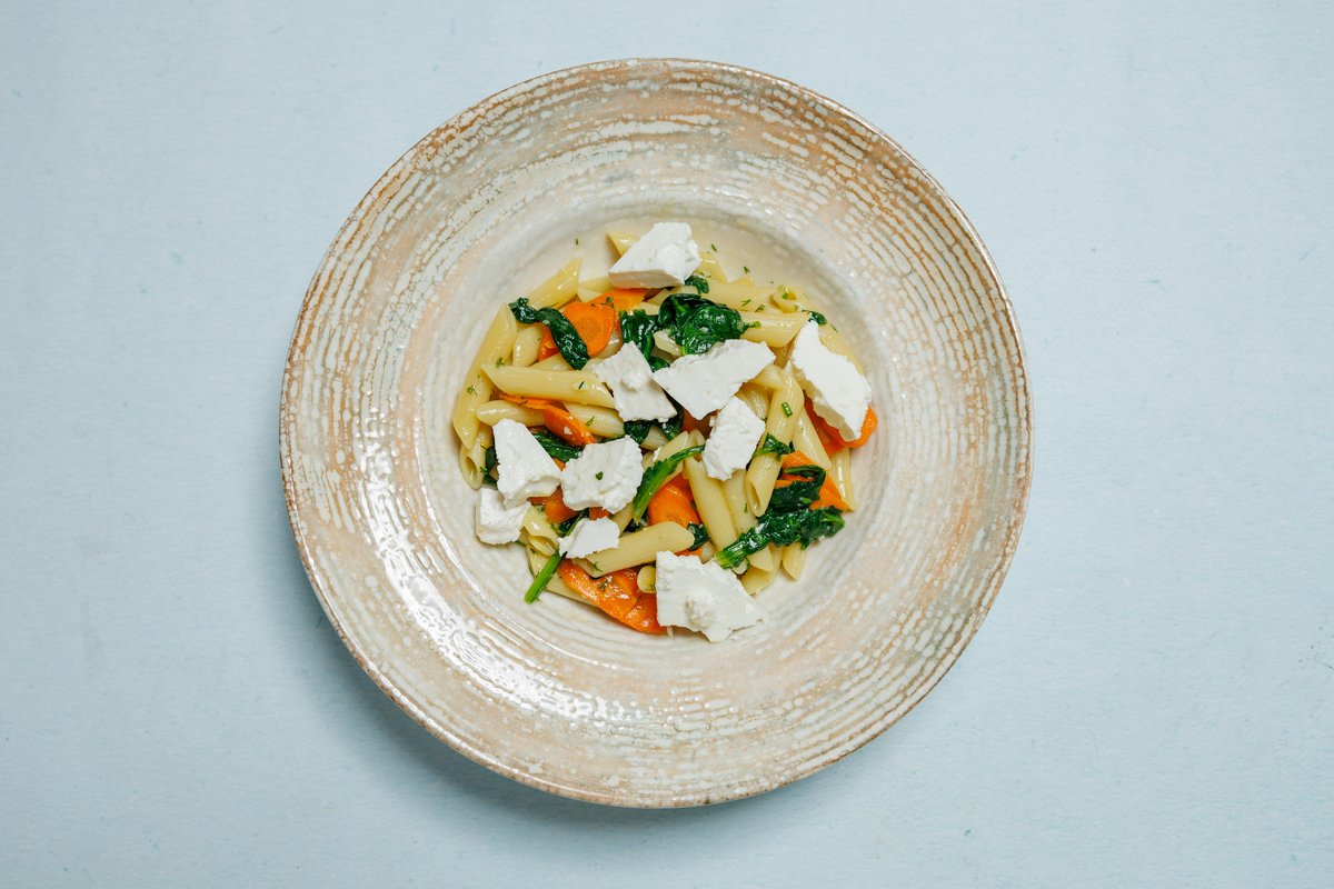 Spinach and Carrot Pasta