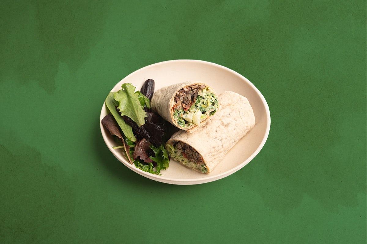 Black Bean Falafel Wrap