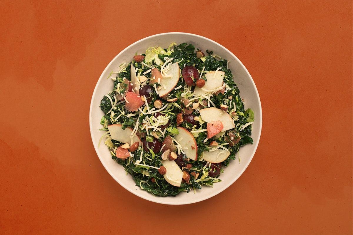 Brussels Sprouts and Organic Kale Salad