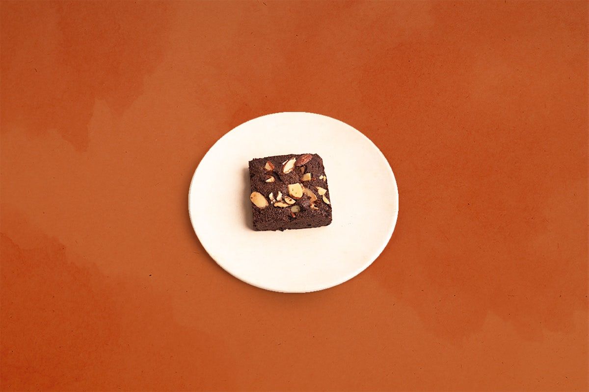 Double Chocolate Almond Brownie