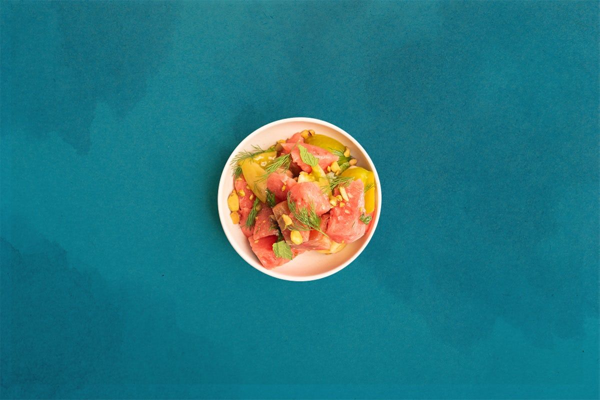 Heirloom Tomato and Watermelon