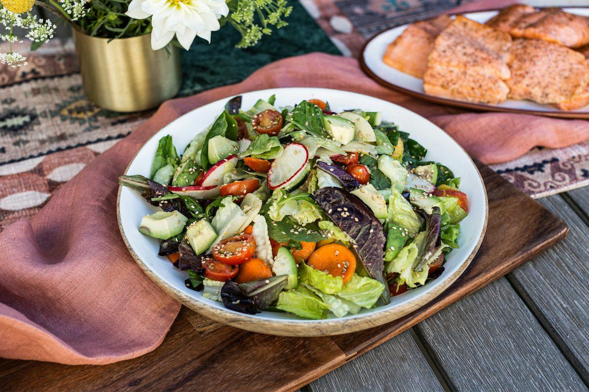 Large Chopped Vegetable Salad