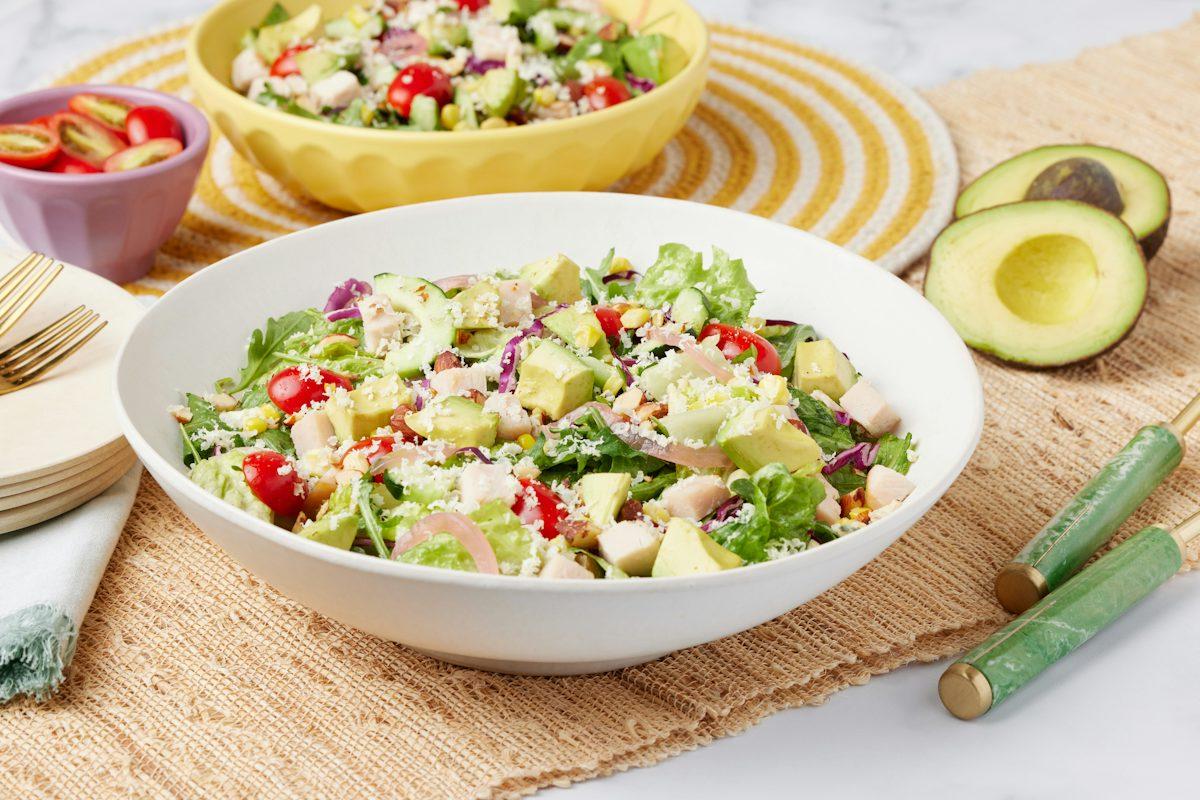 Large Turkey and Avocado Cobb Salad