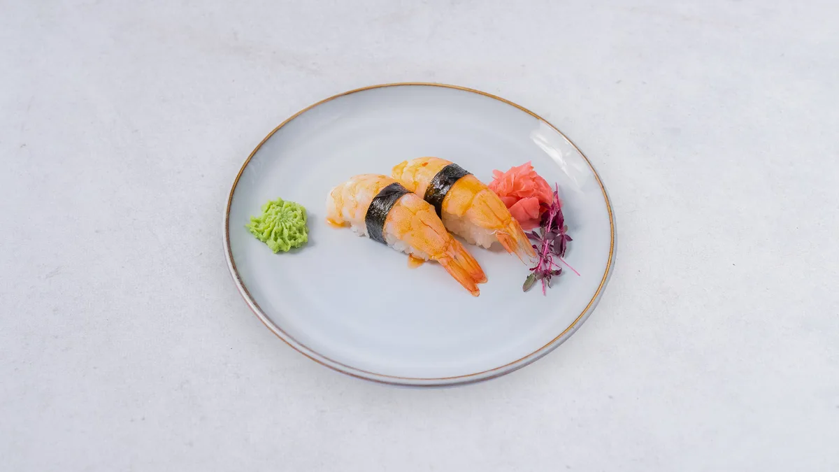 Nigiri z krewetkami