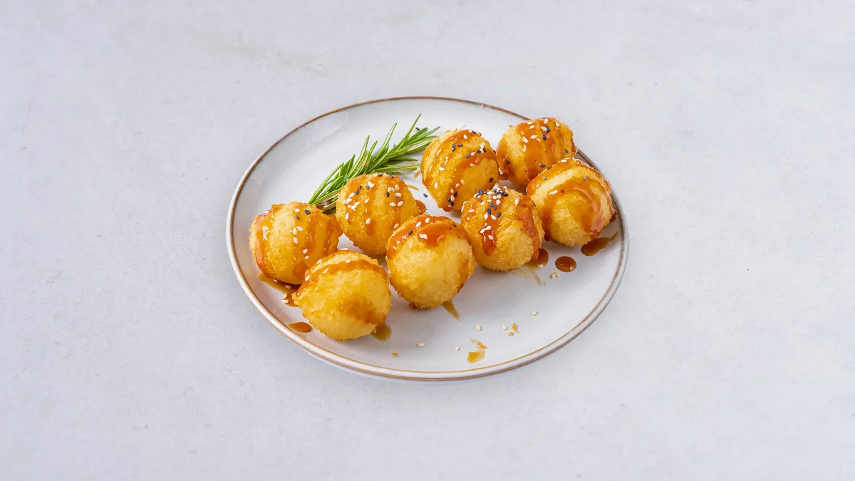 Tempura ryżowe kulki