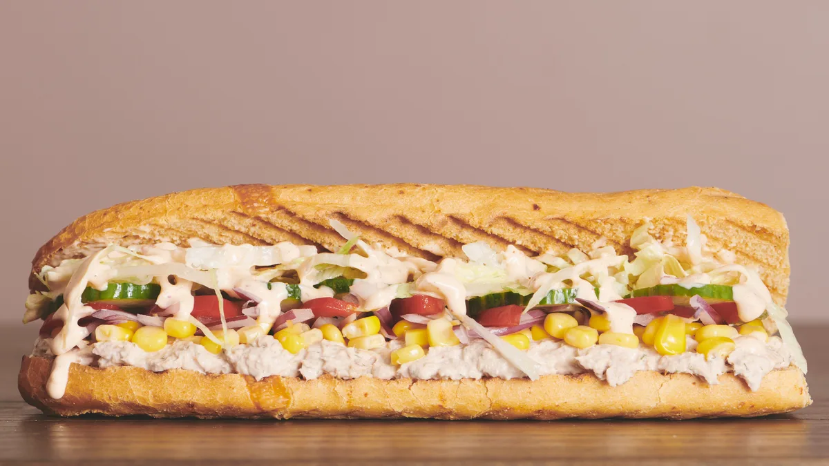Spicy tunsandwich