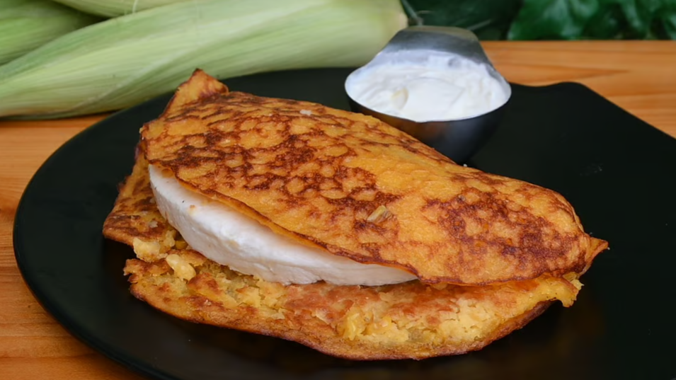 Cachapa con queso