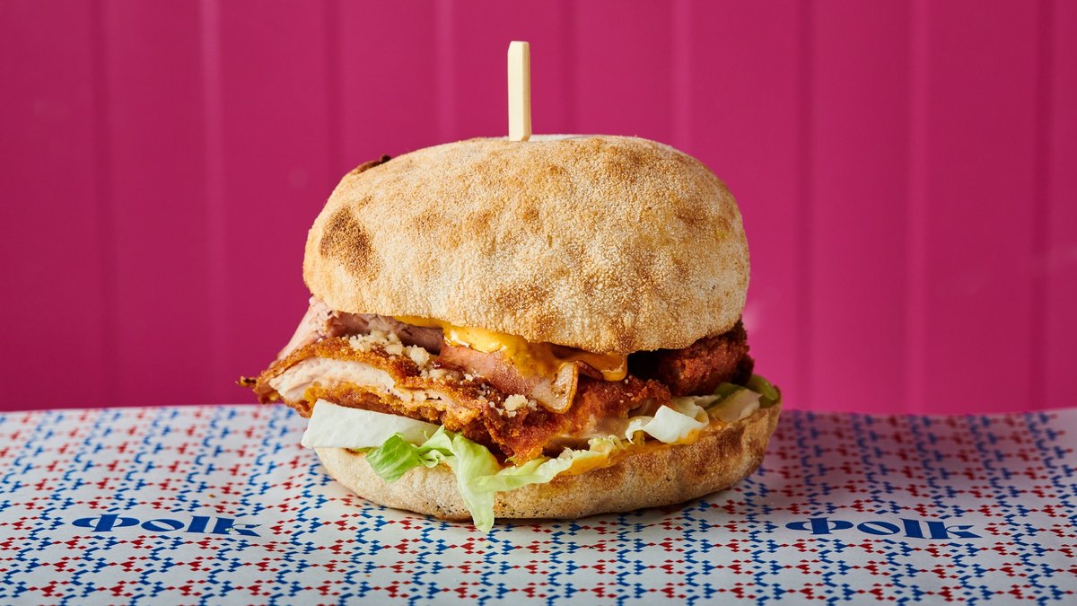 Chicken Pinsa Burger