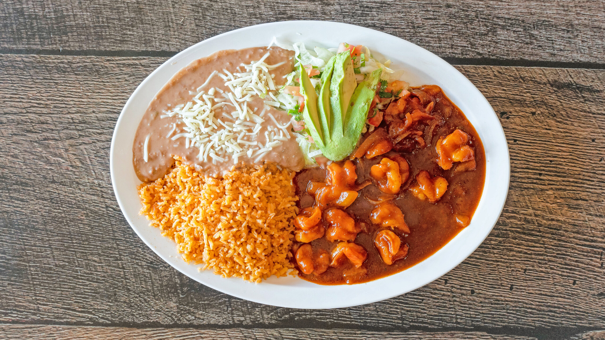 Camarones a la Diabla / Shrimp in Chipotle Sauce