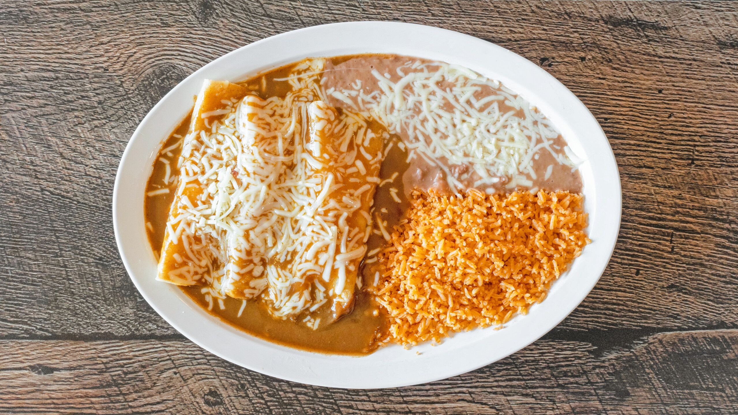 Enchiladas con gravy