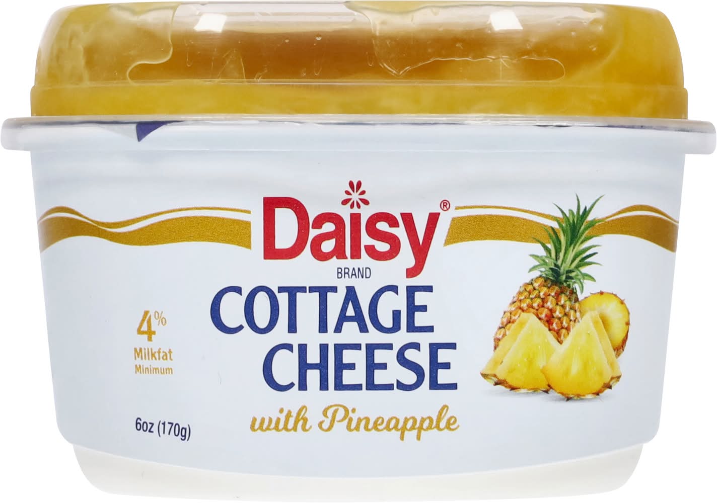 Daisy 4% Milkfat Cottage Cheese, Pineapple (6 oz)