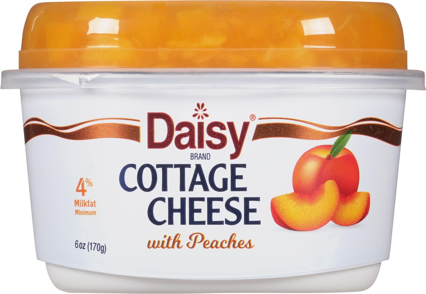 Daisy Cottage Cheese With Peaches (6 oz)