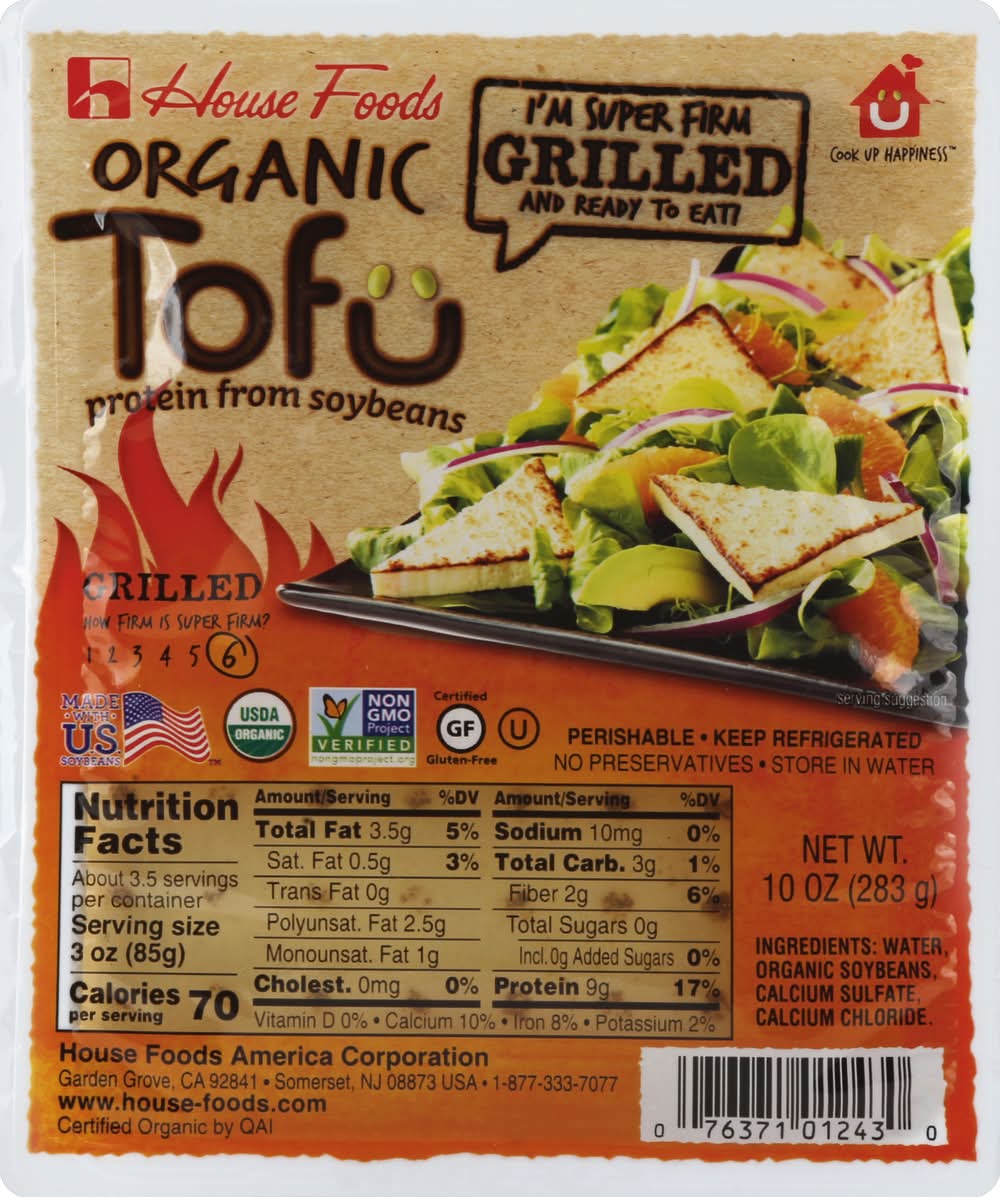 House Foods Organic Firm Grilled Tofu (10 oz)
