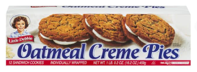 Little Debbie Creme Pies Sandwich Cookies, Oatmeal (16.2 oz, 12 ct)