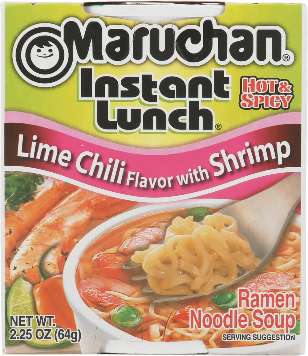 Maruchan Instant Lunch Ramen Noodles Soup With Shrimp, Lime Chili (2.25 oz)