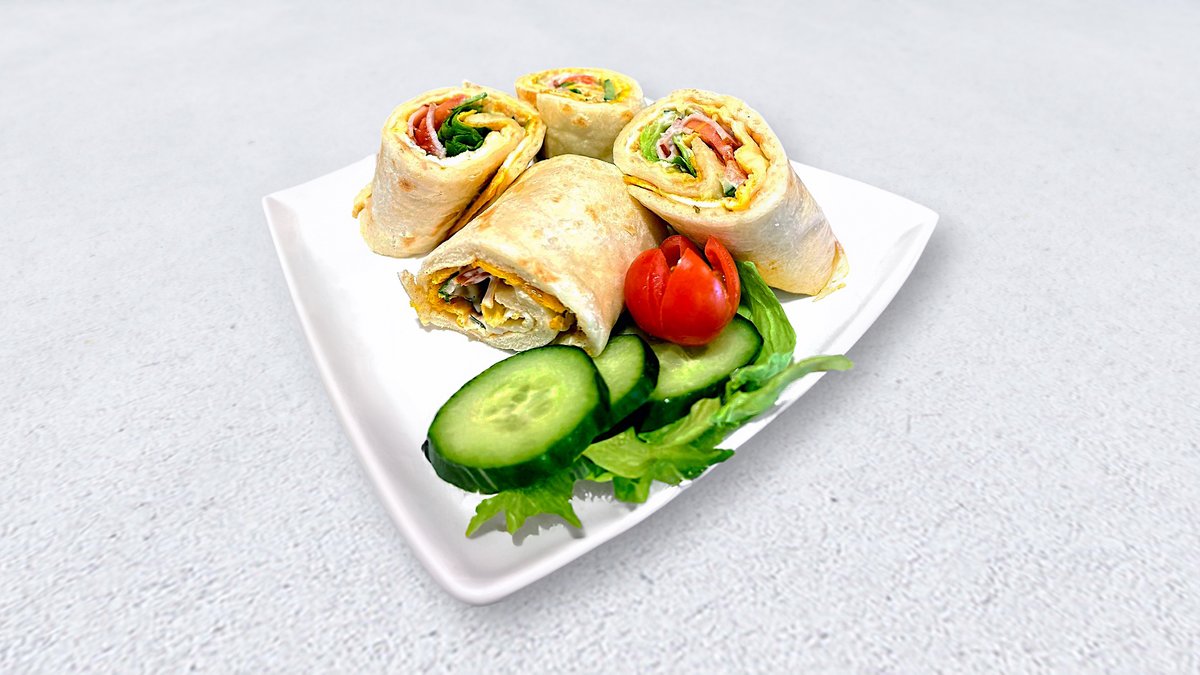 Omlet u tortilji sa pečenicom