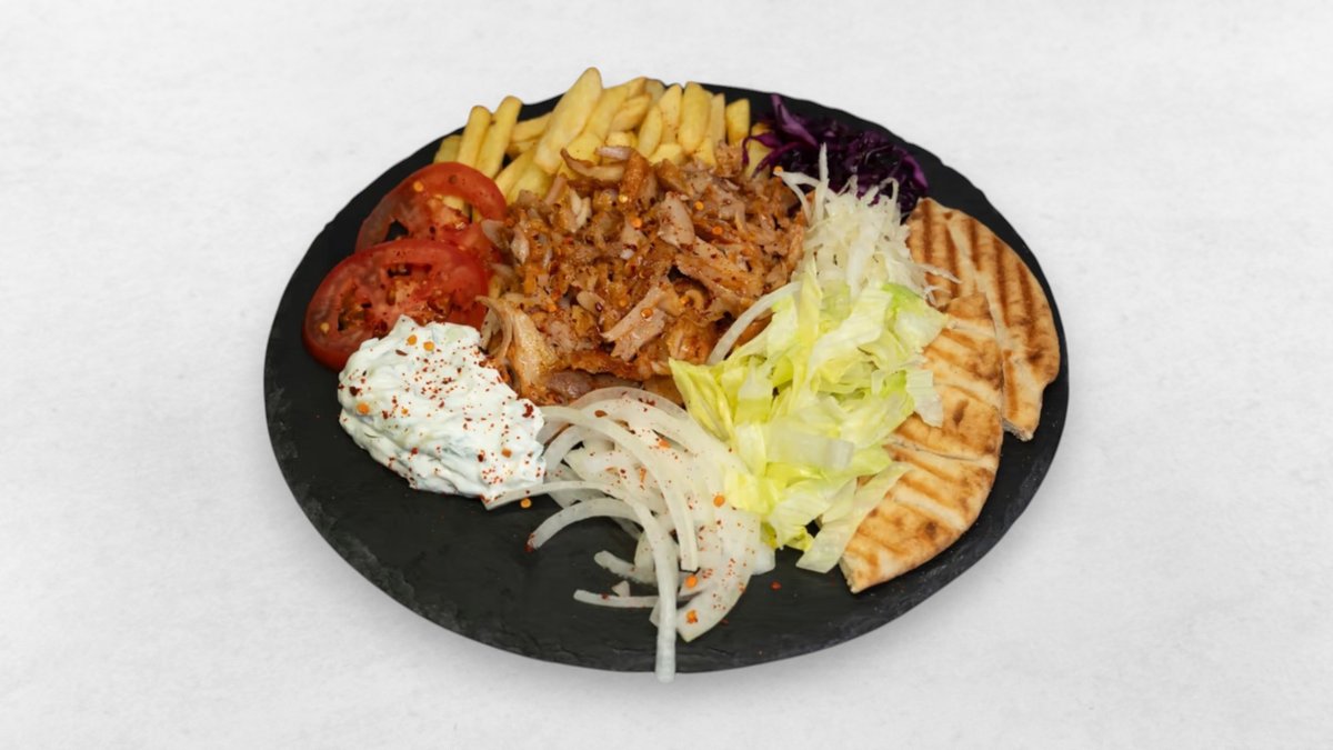 Gyros Teller Pommes