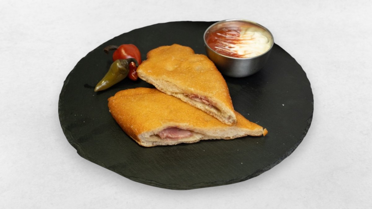 Langos Schinken Käse
