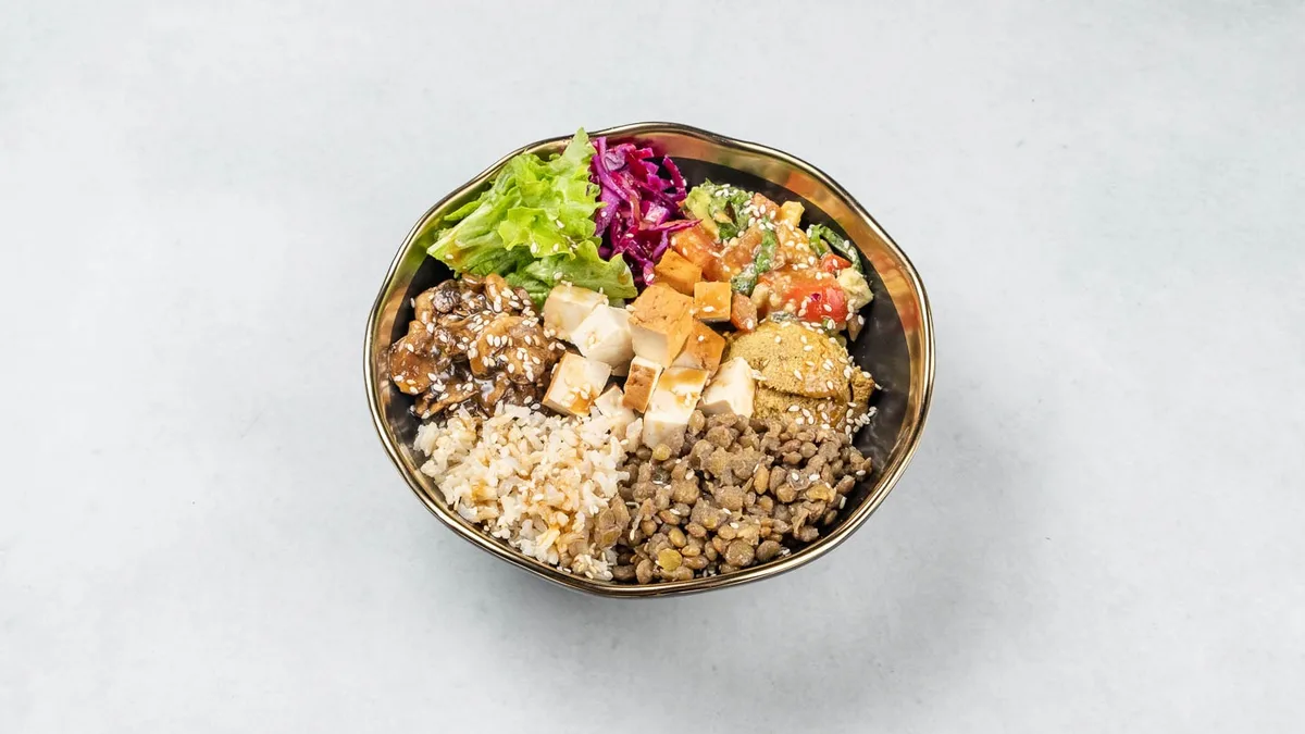 Miso mushroom bowl