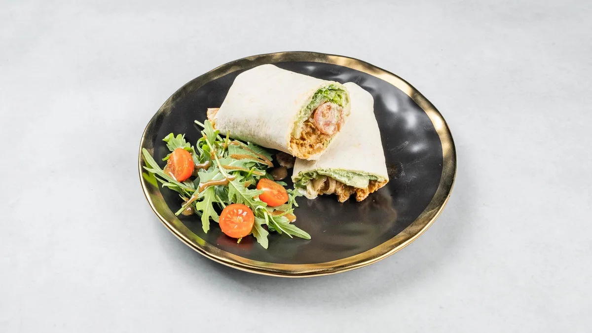 Seitan Kebab Wrap