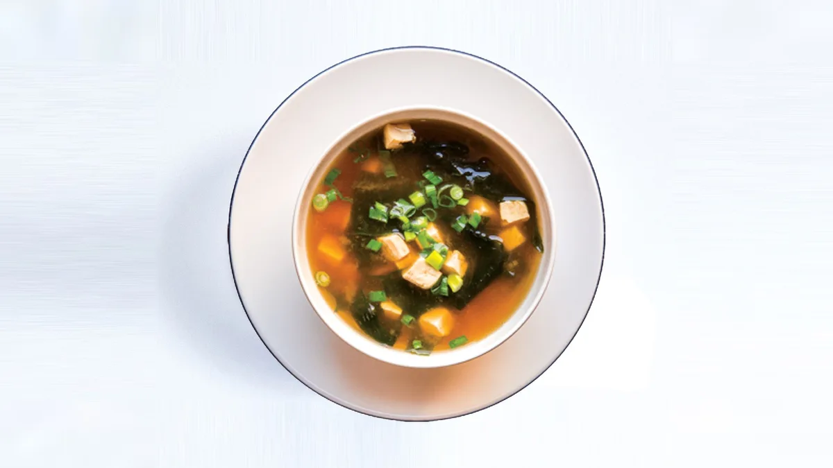 Miso sake polévka