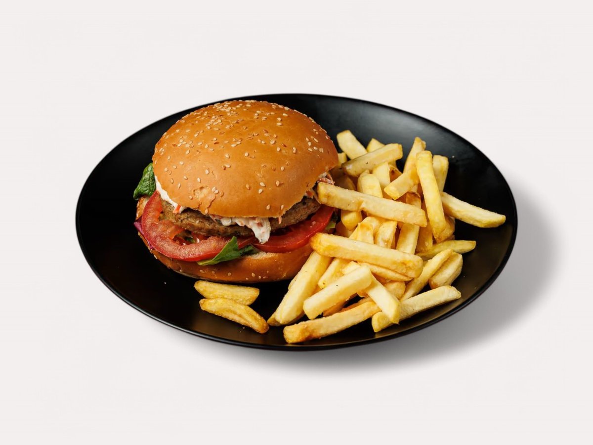 Hamburger me Biftek Viçi