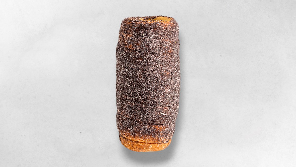 Bio Baumkuchen mit Mohn and Zucker