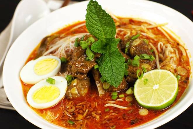 Curry Spare Ribs Noodle Soup