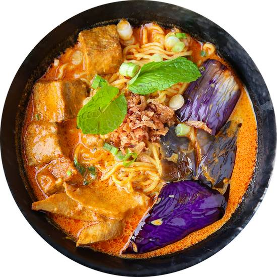 Curry Tofu Noodle Soup