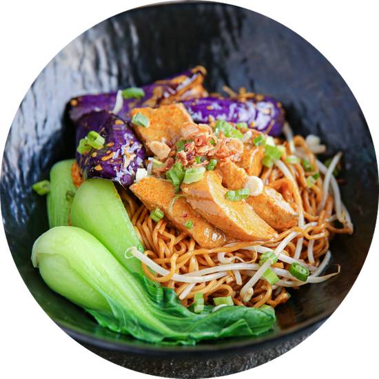 Curry Tofu Tossed Noodle