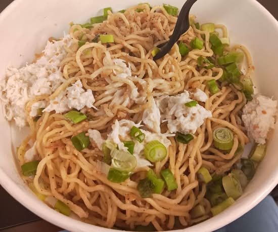 Lump Crab Garlic Noodle