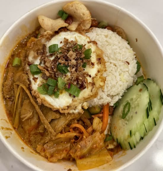 Nasi Lemak Curry Chicken Rice