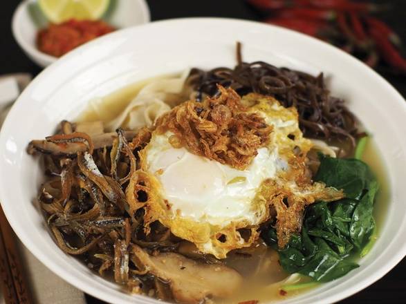 Pan Mee Noodle Soup