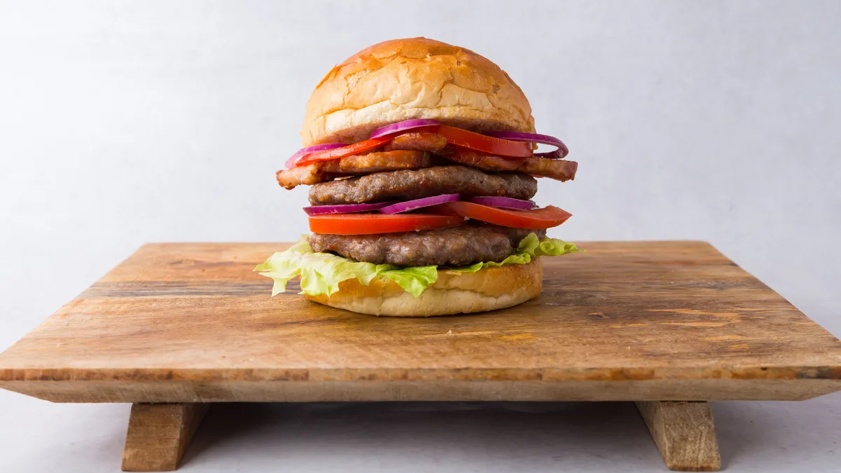 Double bacon burger