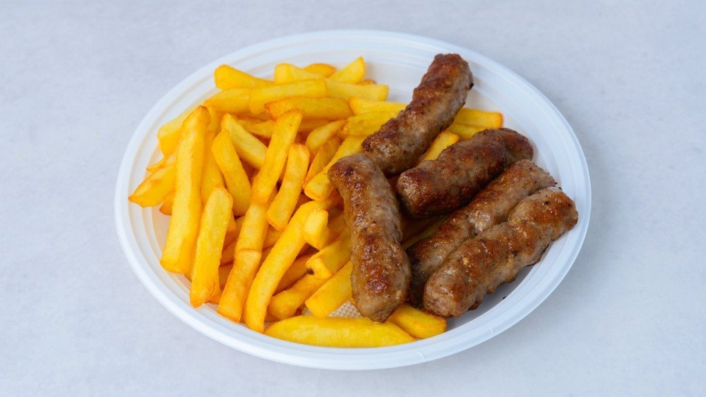 Ćevap 5kom + pomfrit 250g