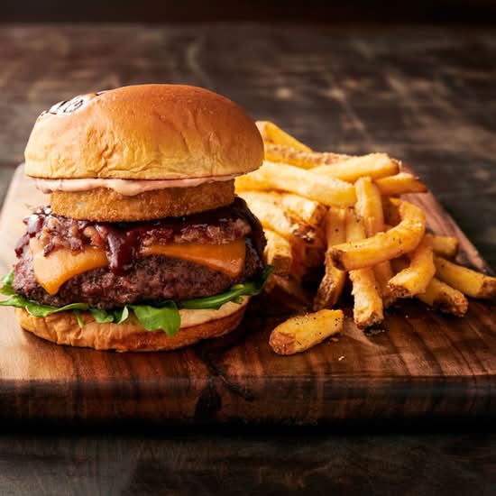 Bison Bacon Burger