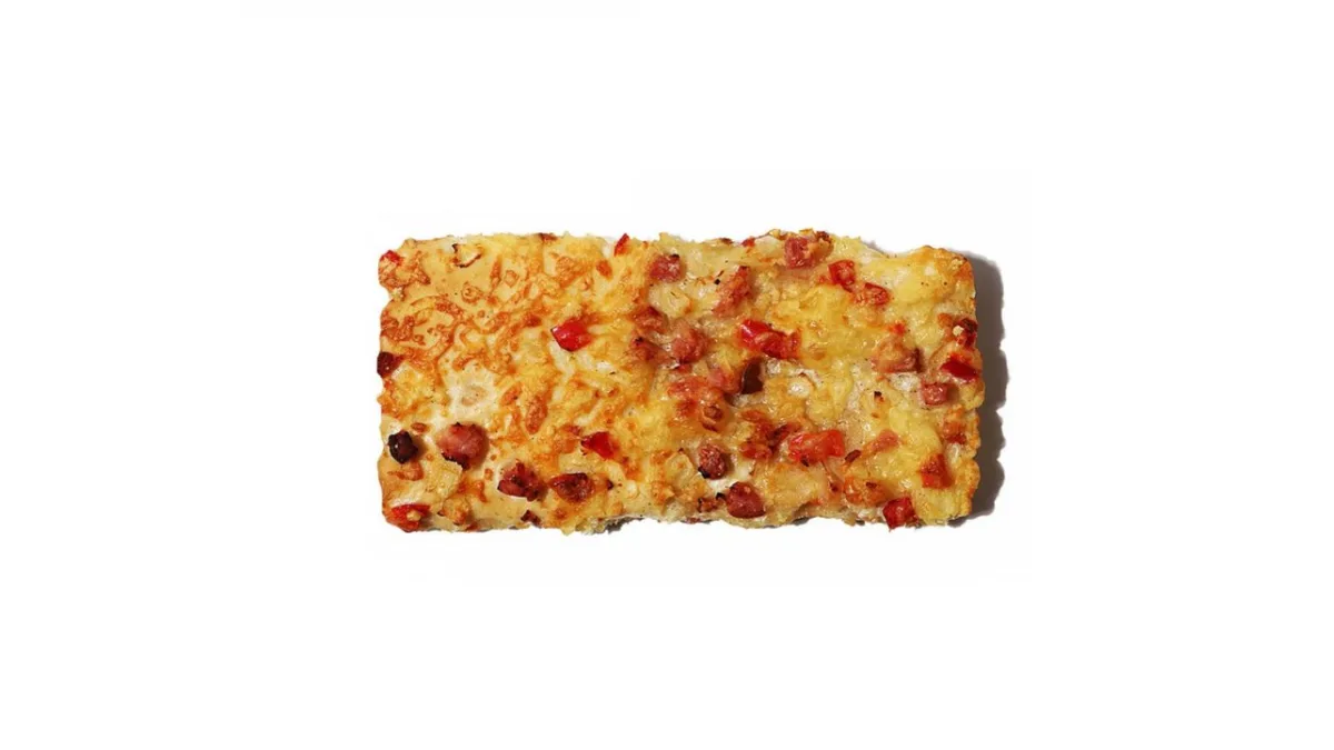 Baconös pizzaszelet